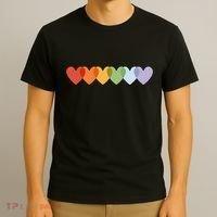 Rainbow Hearts T-Shirt thumb 3