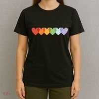 Rainbow Hearts T-Shirt thumb 4