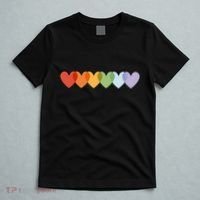 Rainbow Hearts T-Shirt thumb 5
