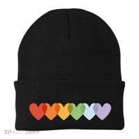 Rainbow Hearts Beanie thumb 0