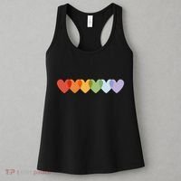 Rainbow Hearts Women's Tank Top thumb 3