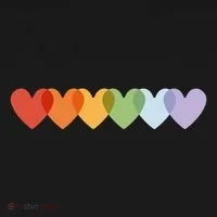 Rainbow Hearts Toddler Hoodie thumb 2