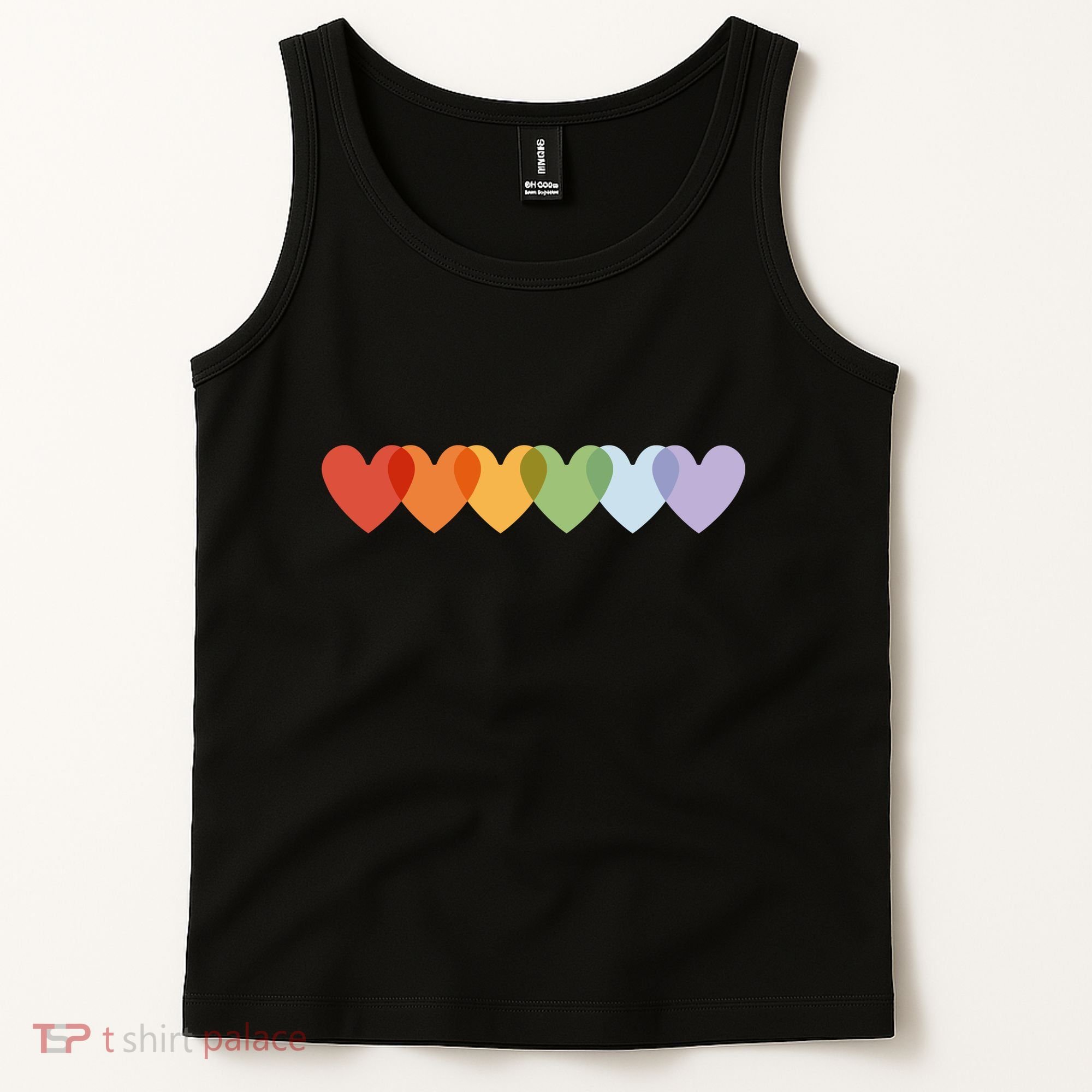 Rainbow Hearts Tank Top