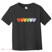 Rainbow Hearts Toddler T-Shirt thumb 0