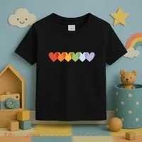Rainbow Hearts Toddler T-Shirt thumb 3