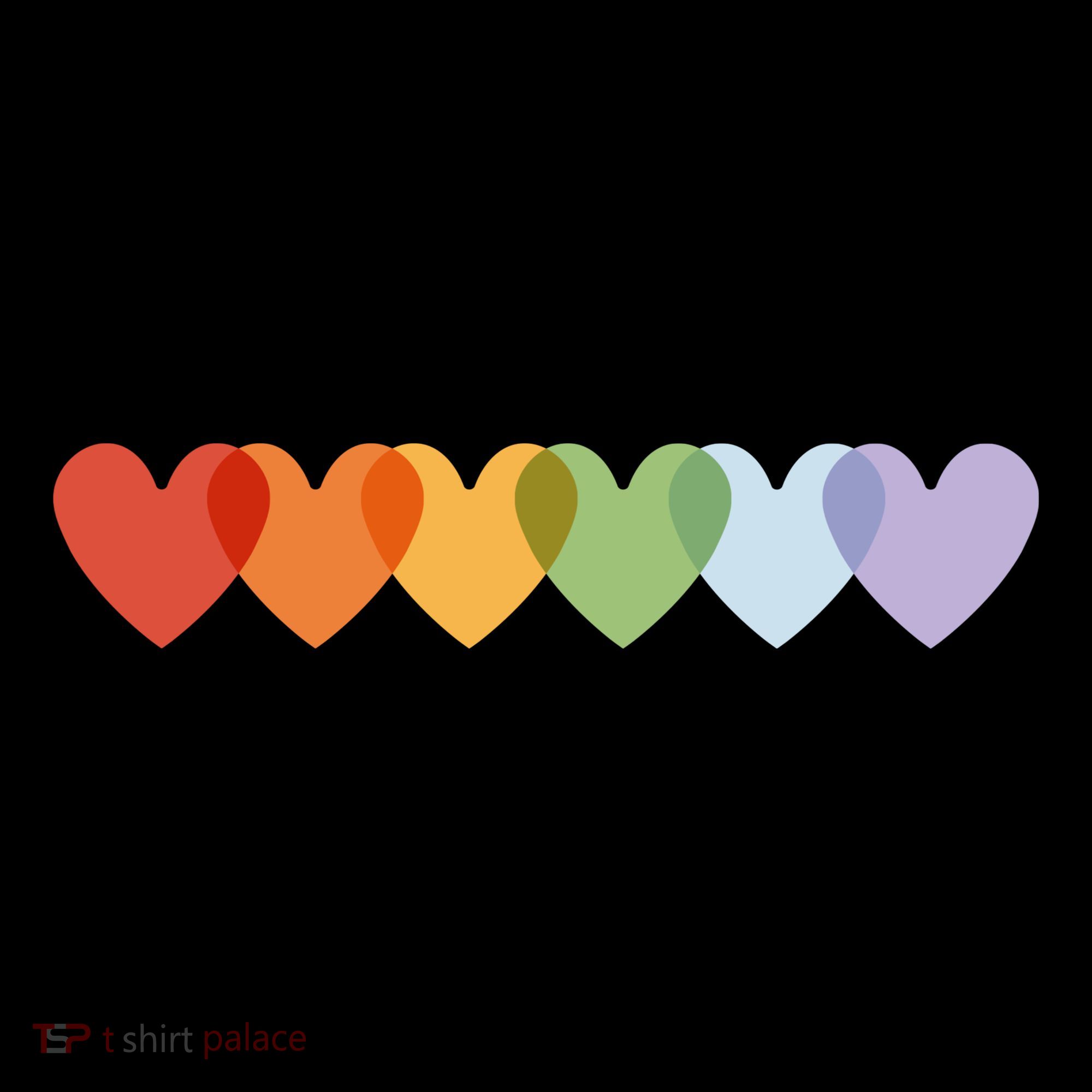 Rainbow Hearts Visor