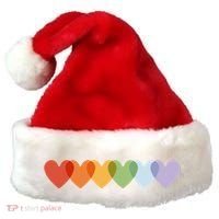 Rainbow Hearts Santa Hat thumb 0