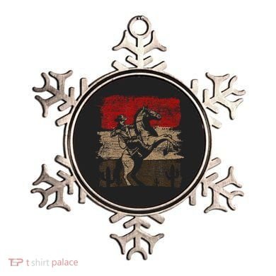 Retro Horse Riding Western Cowboy Ornament