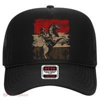 Retro Horse Riding Western Cowboy Hat thumb 0