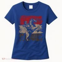 Retro Horse Riding Western Cowboy Women's T-Shirt thumb 0