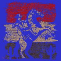 Retro Horse Riding Western Cowboy Kids Sweatshirt thumb 2