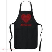Red Heart Ribbon ALS Awareness Apron thumb 0