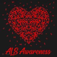 Red Heart Ribbon ALS Awareness Bucket Hat thumb 4