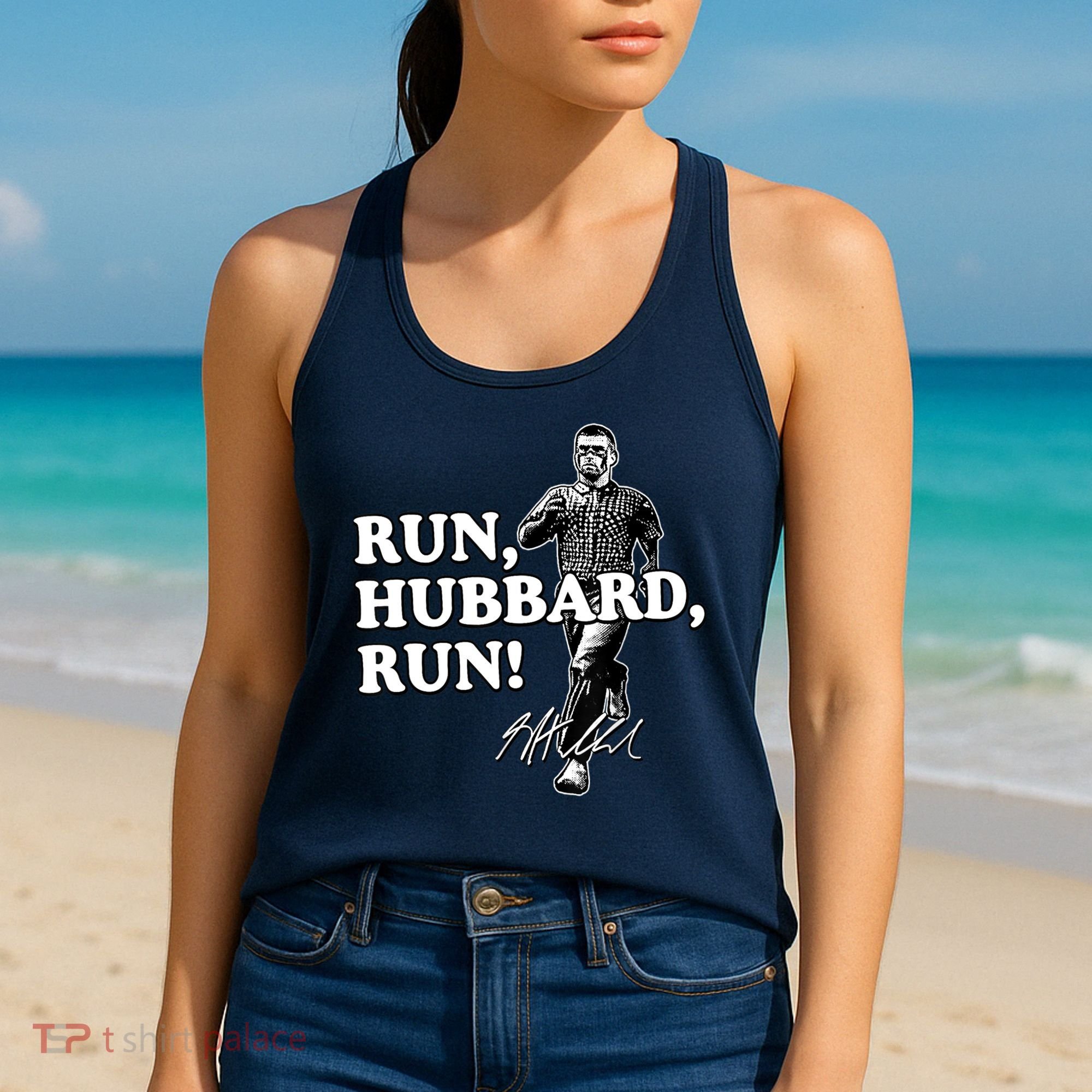 Run Hubbard Run Funny Sayings Sarcastic Women's Tank Top