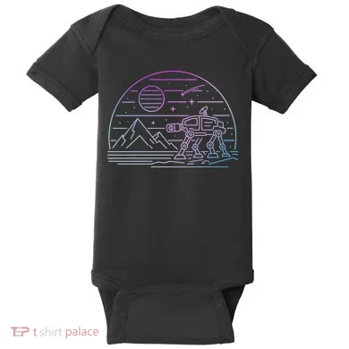 Retro Hoth Baby Bodysuit