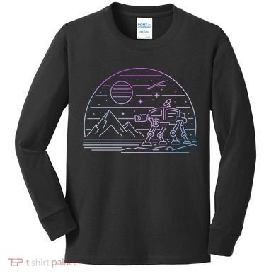 Retro Hoth Kids Long Sleeve Shirt