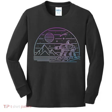 Retro Hoth Kids Long Sleeve Shirt