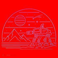 Retro Hoth Santa Hat thumb 1