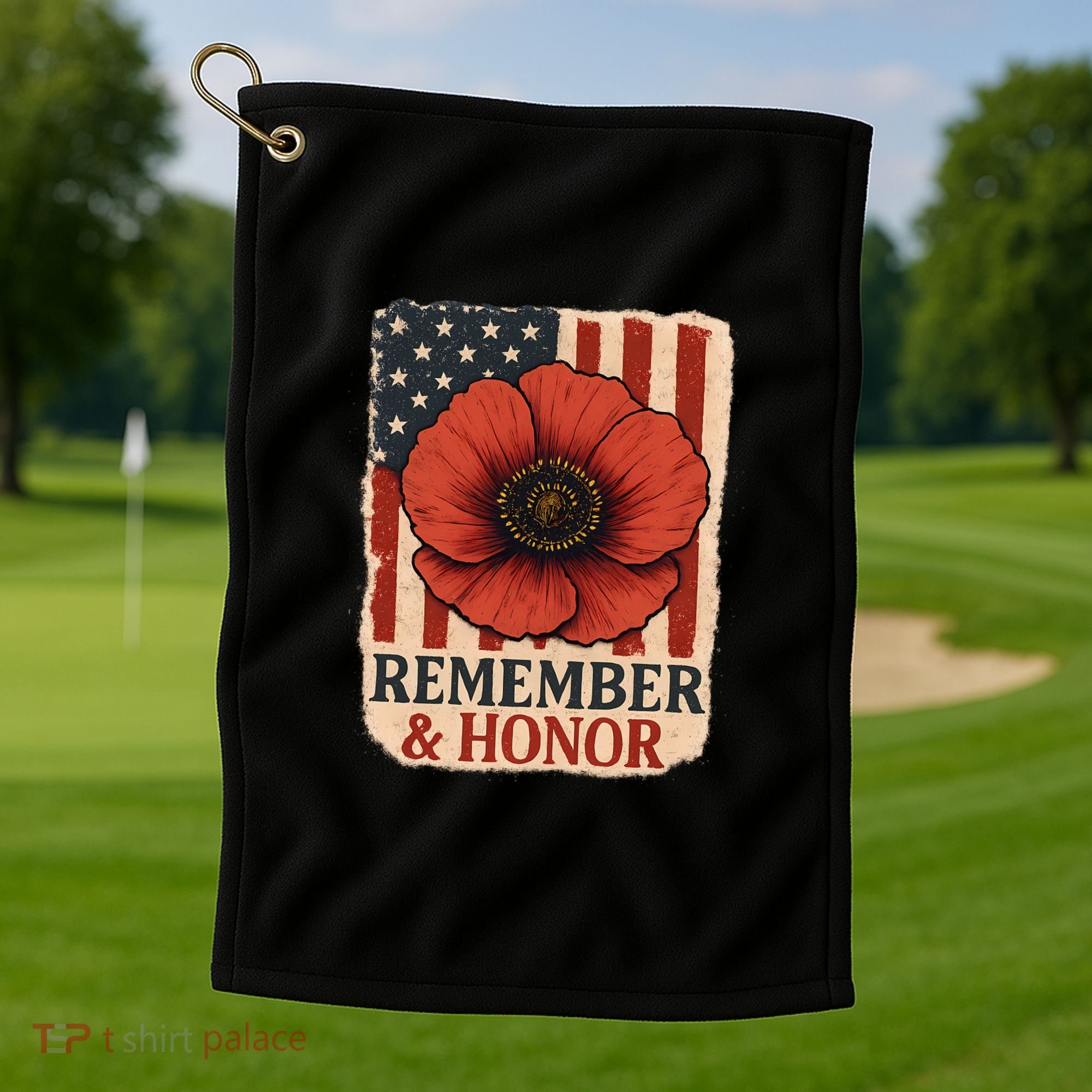 Remember & Honor Golf Towel