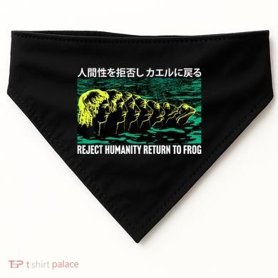 Reject Humanity Return To Frog Japanese USA-Made Doggie Bandana