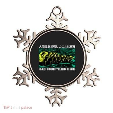 Reject Humanity Return To Frog Japanese Ornament
