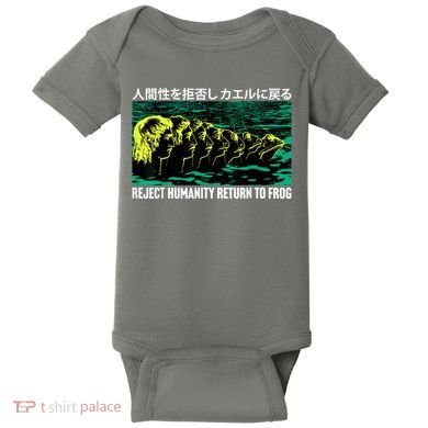 Reject Humanity Return To Frog Japanese Baby Bodysuit