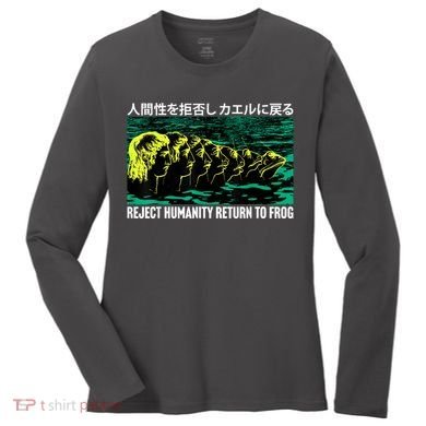 Reject Humanity Return To Frog Japanese Women's Long Sleeve Shirt
