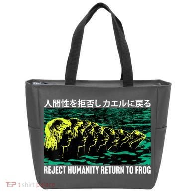Reject Humanity Return To Frog Japanese Tote Bag