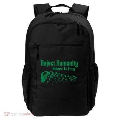 Reject Humanity Return To Frog Backpack