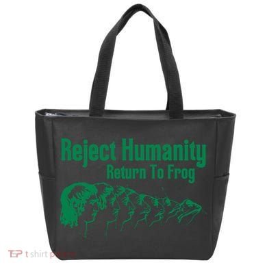 Reject Humanity Return To Frog Tote Bag
