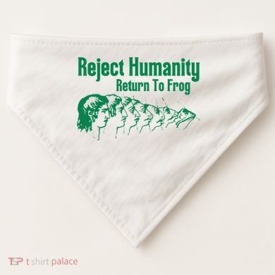 Reject Humanity Return To Frog USA-Made Doggie Bandana