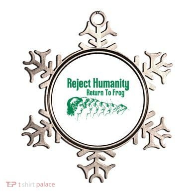 Reject Humanity Return To Frog Ornament