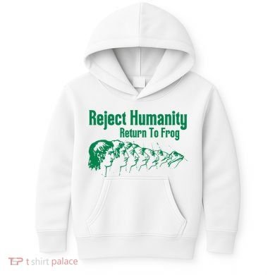 Reject Humanity Return To Frog Kids Hoodie