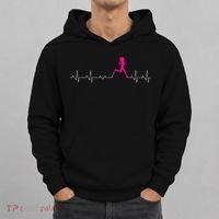 Runners Heartbeat Running Heartbeat Funny For Women Hoodie thumb 0