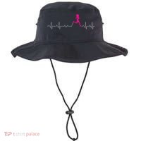 Runners Heartbeat Running Heartbeat Funny For Women Bucket Hat thumb 0