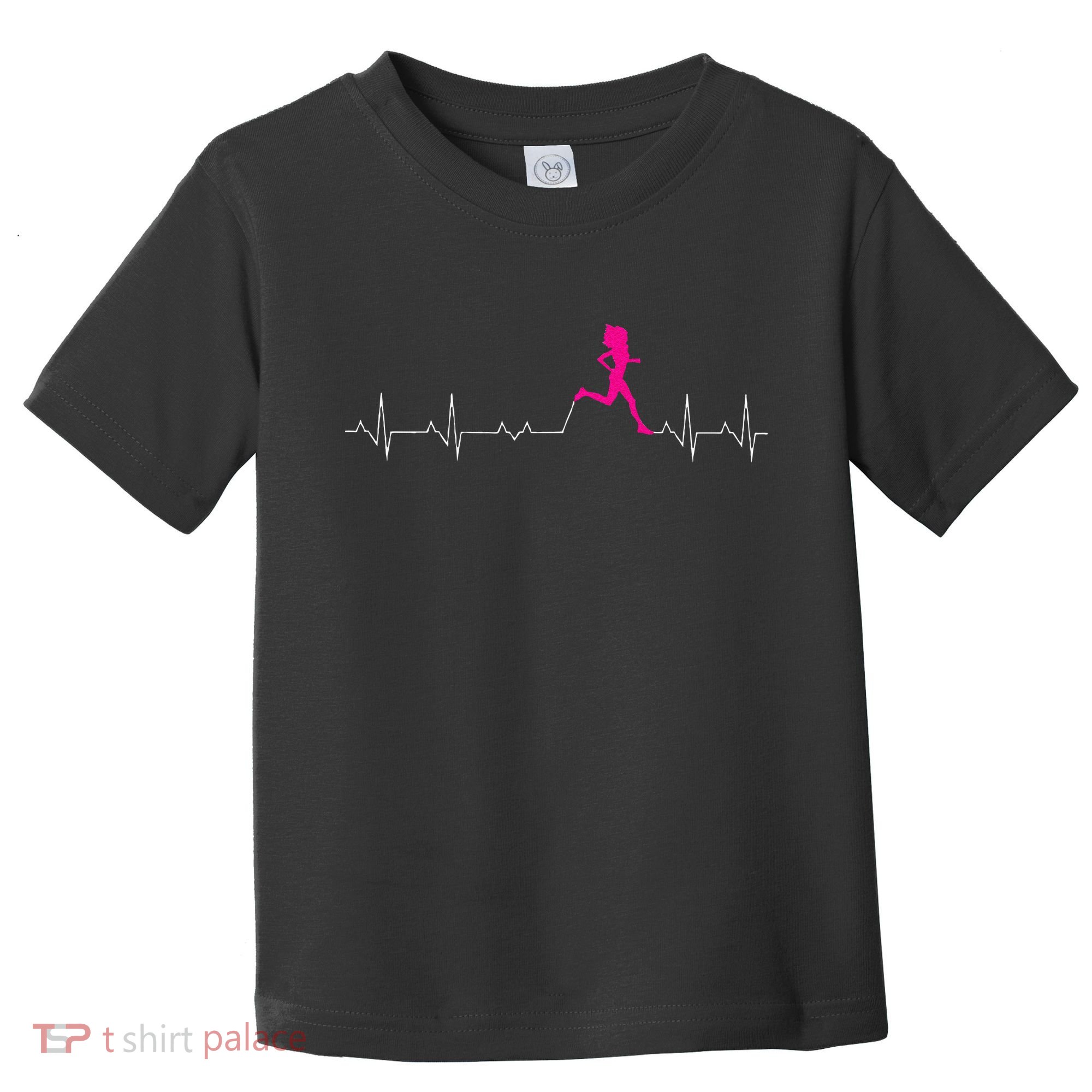 Runners Heartbeat Running Heartbeat Funny For Women Toddler T-Shirt