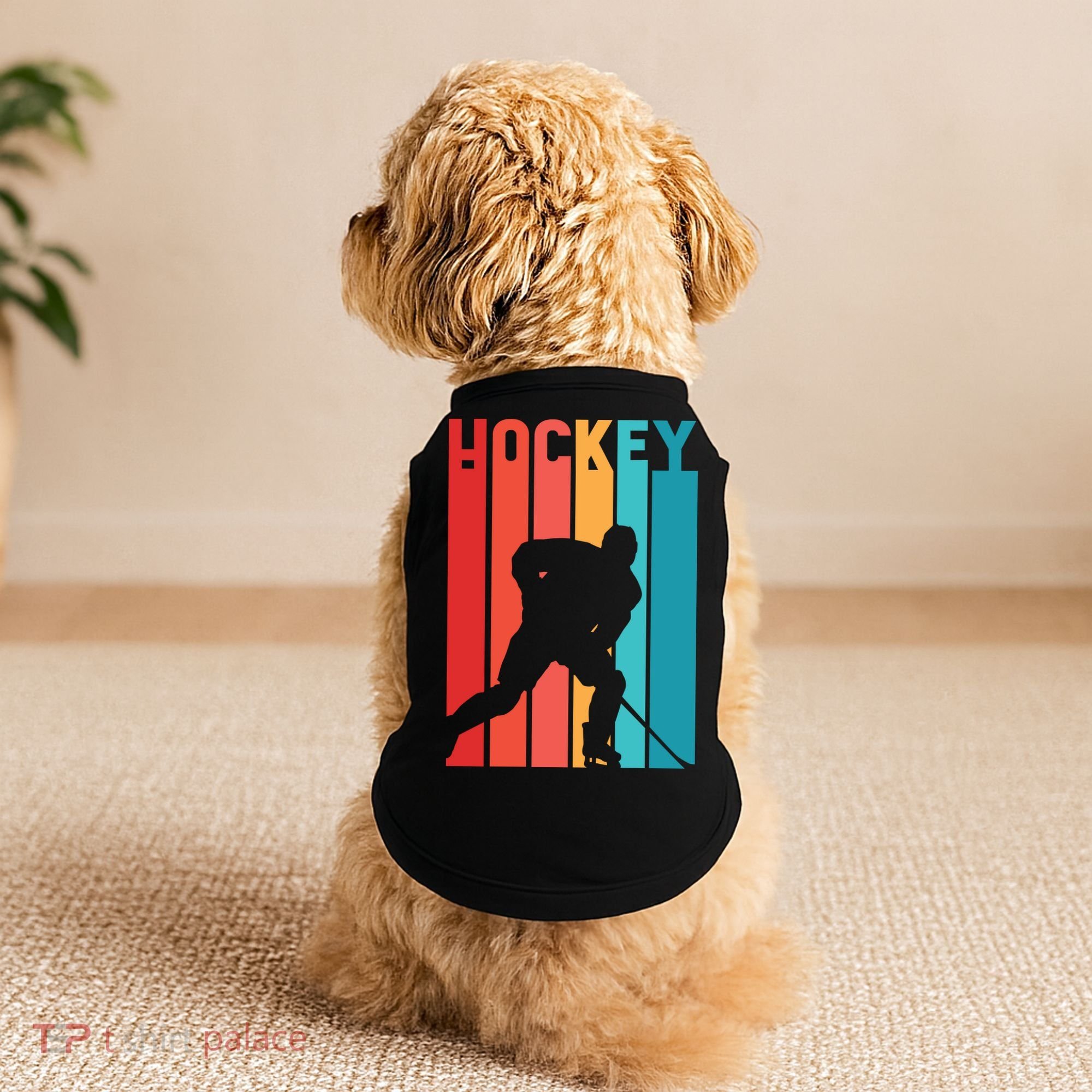 Retro Hockey Doggie Tank