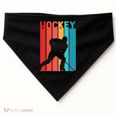 Retro Hockey USA-Made Doggie Bandana