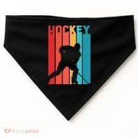 Retro Hockey USA-Made Doggie Bandana thumb 0