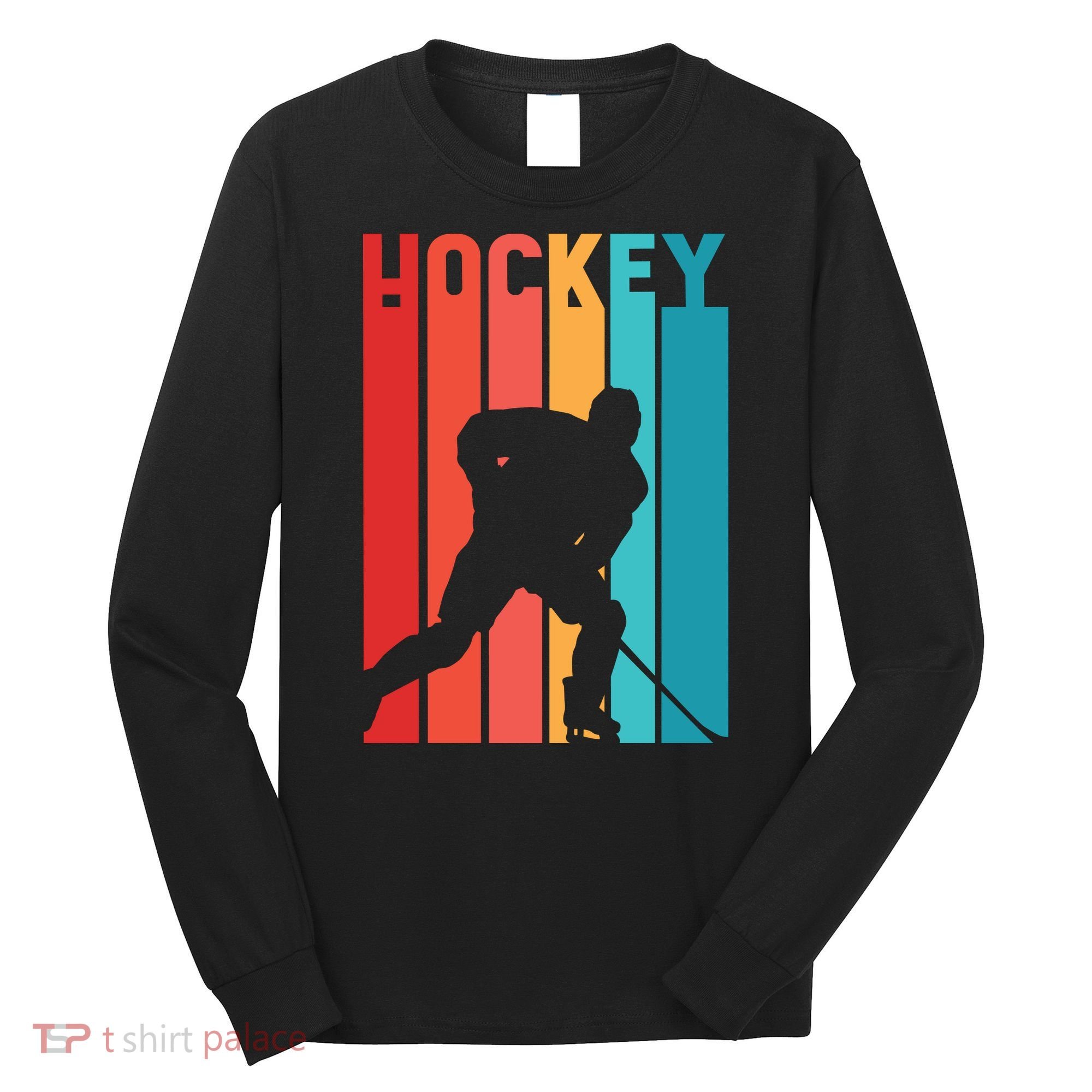 Retro Hockey Long Sleeve Shirt