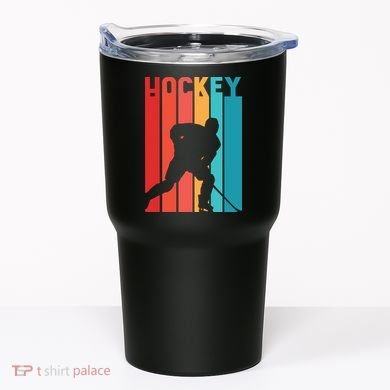 Retro Hockey Tumbler