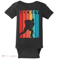 Retro Hockey Baby Bodysuit thumb 0