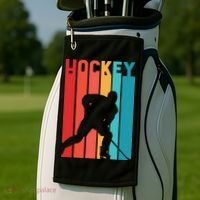 Retro Hockey Golf Towel thumb 2