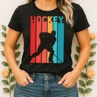 Retro Hockey Women's T-Shirt thumb 2