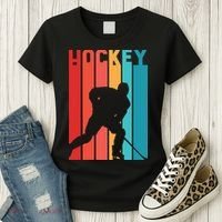 Retro Hockey Women's T-Shirt thumb 3