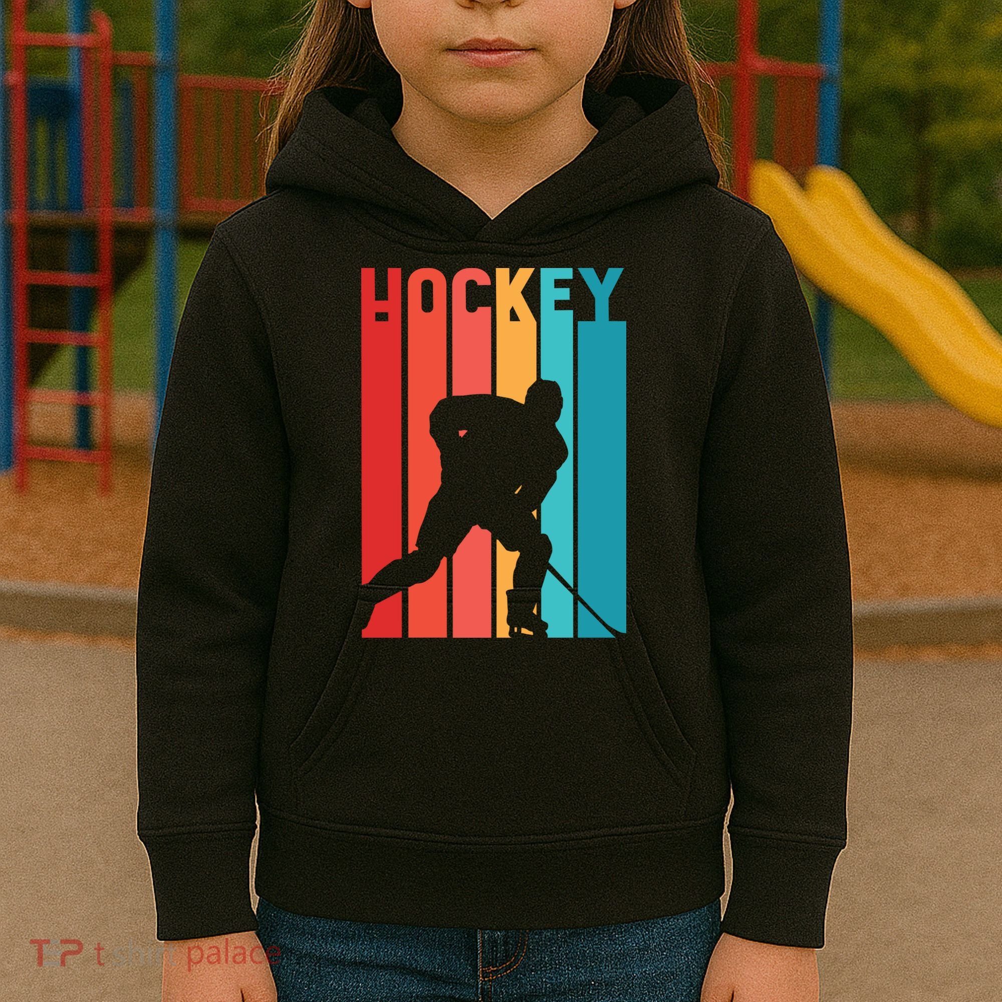 Retro Hockey Kids Hoodie