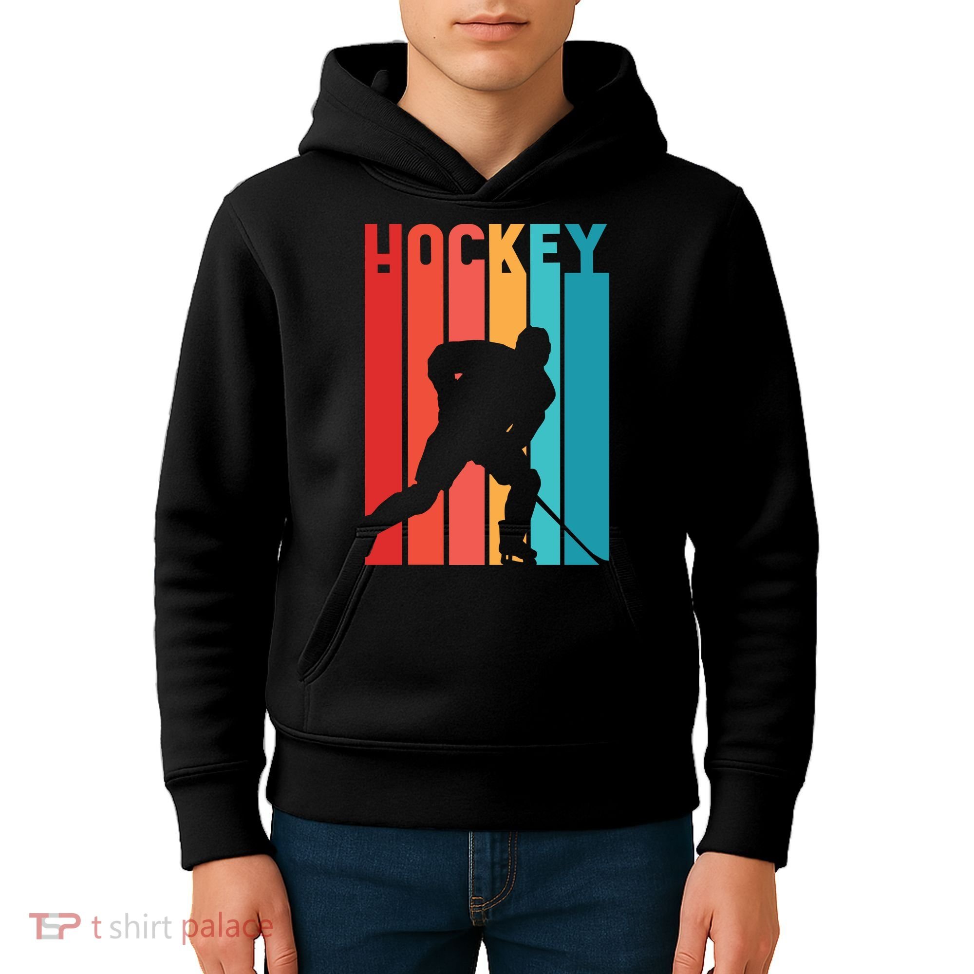 Retro Hockey Kids Hoodie