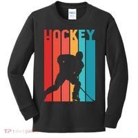 Retro Hockey Kids Long Sleeve Shirt thumb 0