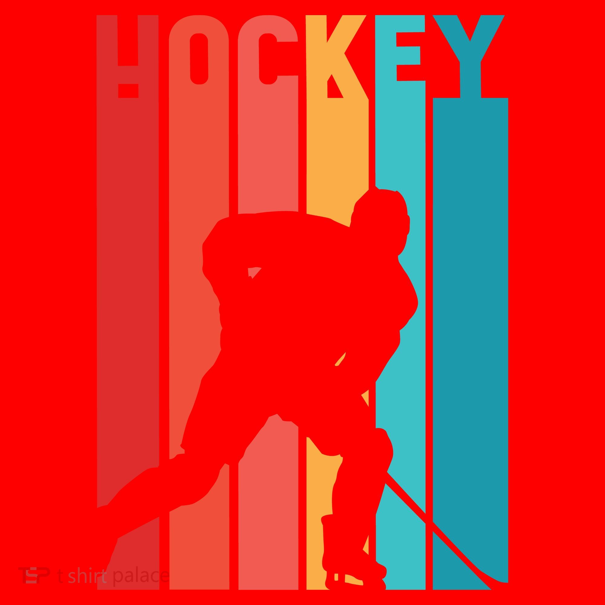 Retro Hockey Santa Hat