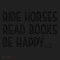 Ride Horses Read Books Be Happy Golf Towel thumb 3